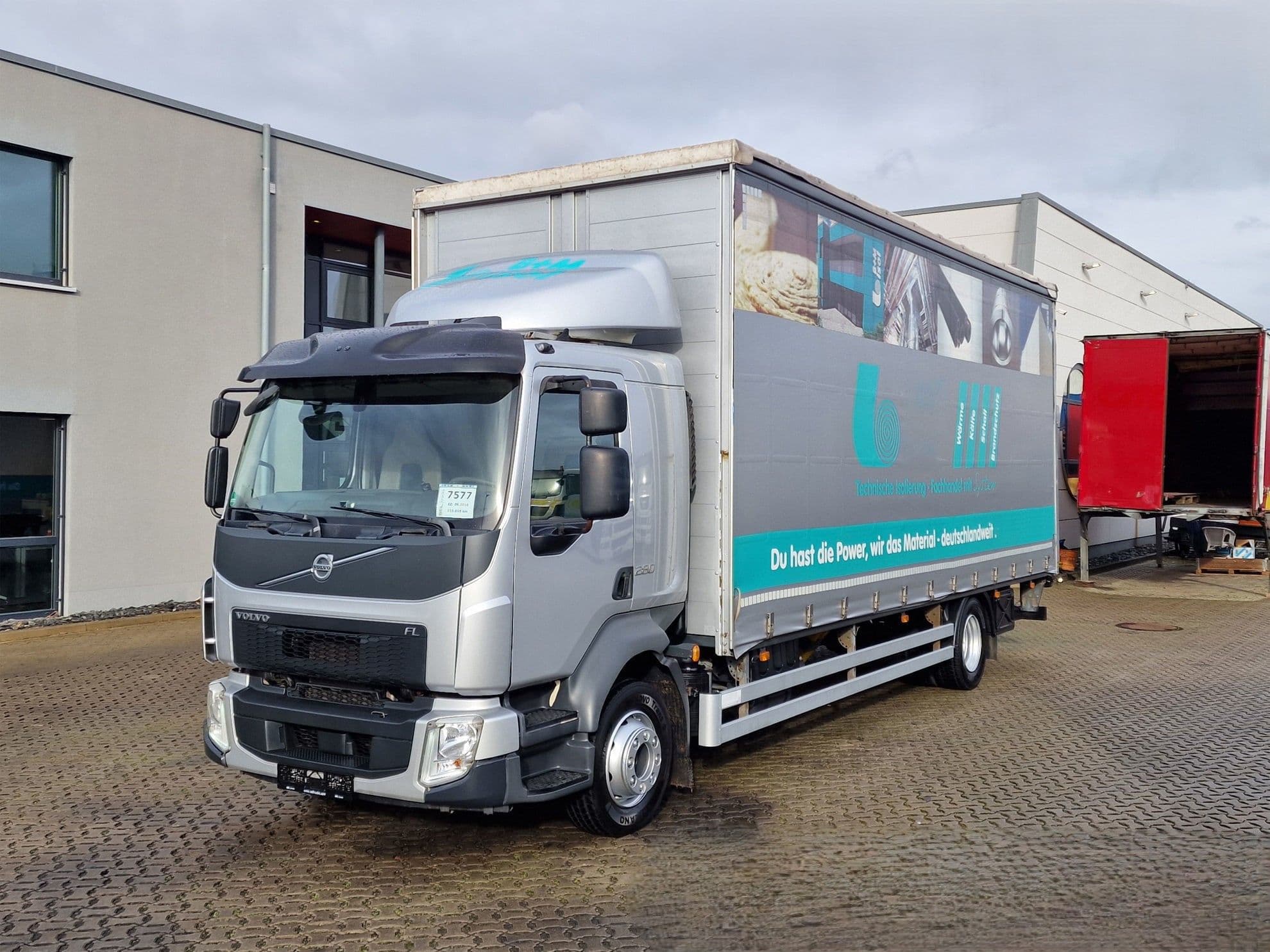 Volvo FL 280 Tauliner Rampa Dautel Euro 6